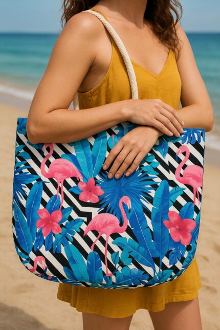Flamingo Plaj Çantası