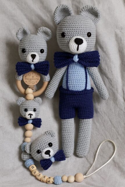 Amigurumi ayıcık seti